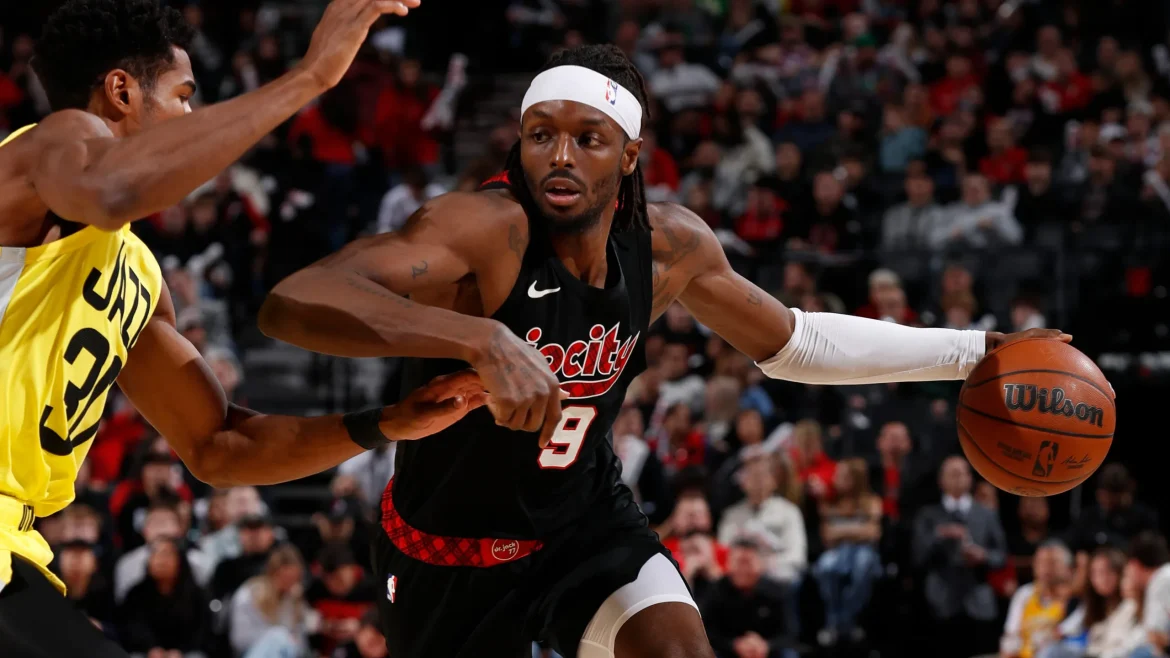 portland trail blazers vs utah jazz match player stats