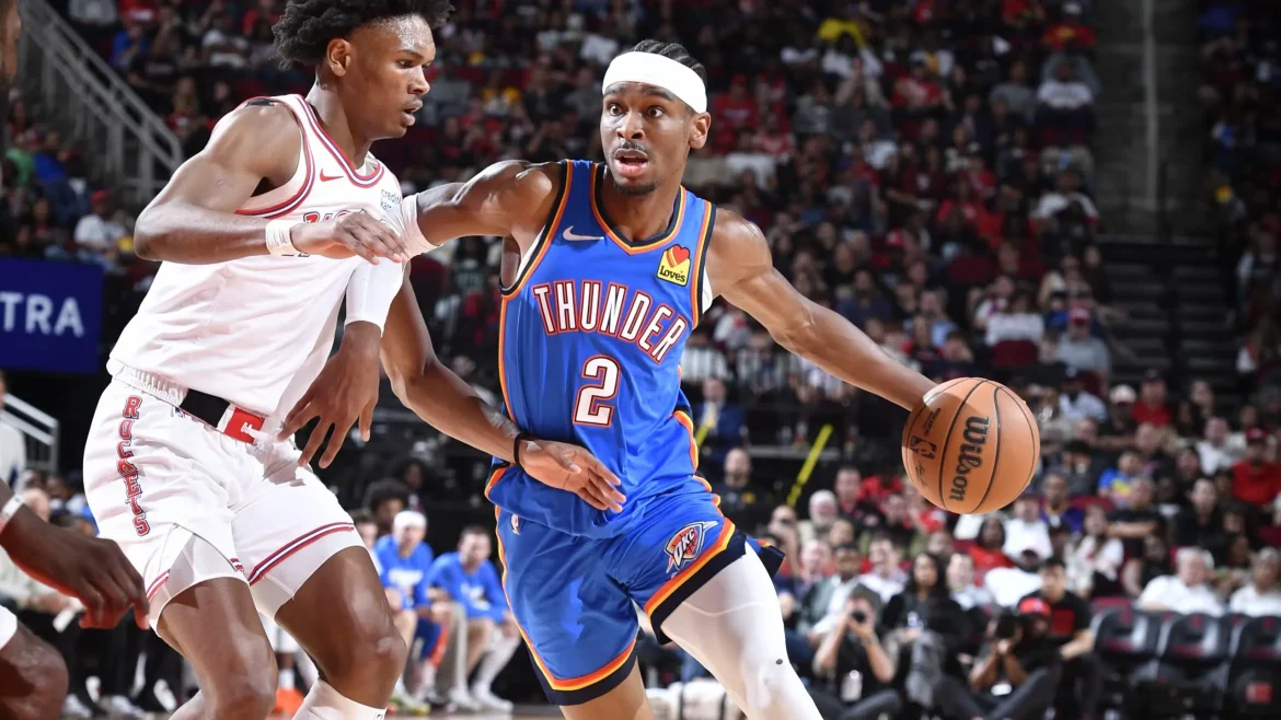 okc thunder vs houston rockets match player stats