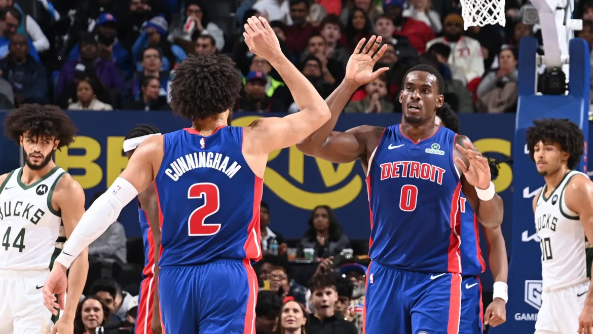 detroit pistons vs milwaukee bucks match player stats